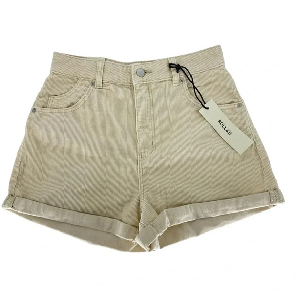 Rolla’s NWT Duster 25 corduroy Shorts in Salt - Picture 6 of 12